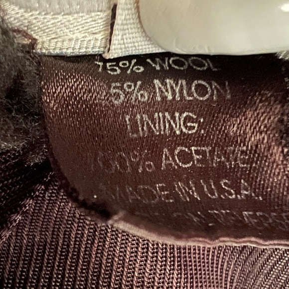 John Caruana Vintage Felted Wool Mid Length Hooded Wrap Coat-UEC - Picture 2 of 7